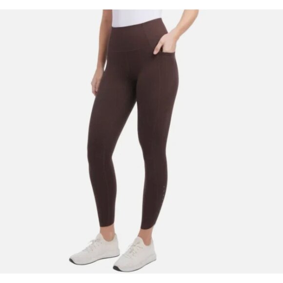 Danskin High Rise Brown Athletic Leggings Size Small - Picture 1 of 9